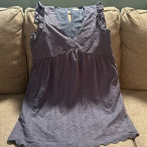 Knox rose large blue eyelet dress.